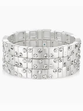 Roxanne Assoulin Twinkle Twinkle Bracelets in Silver Set Of 3
